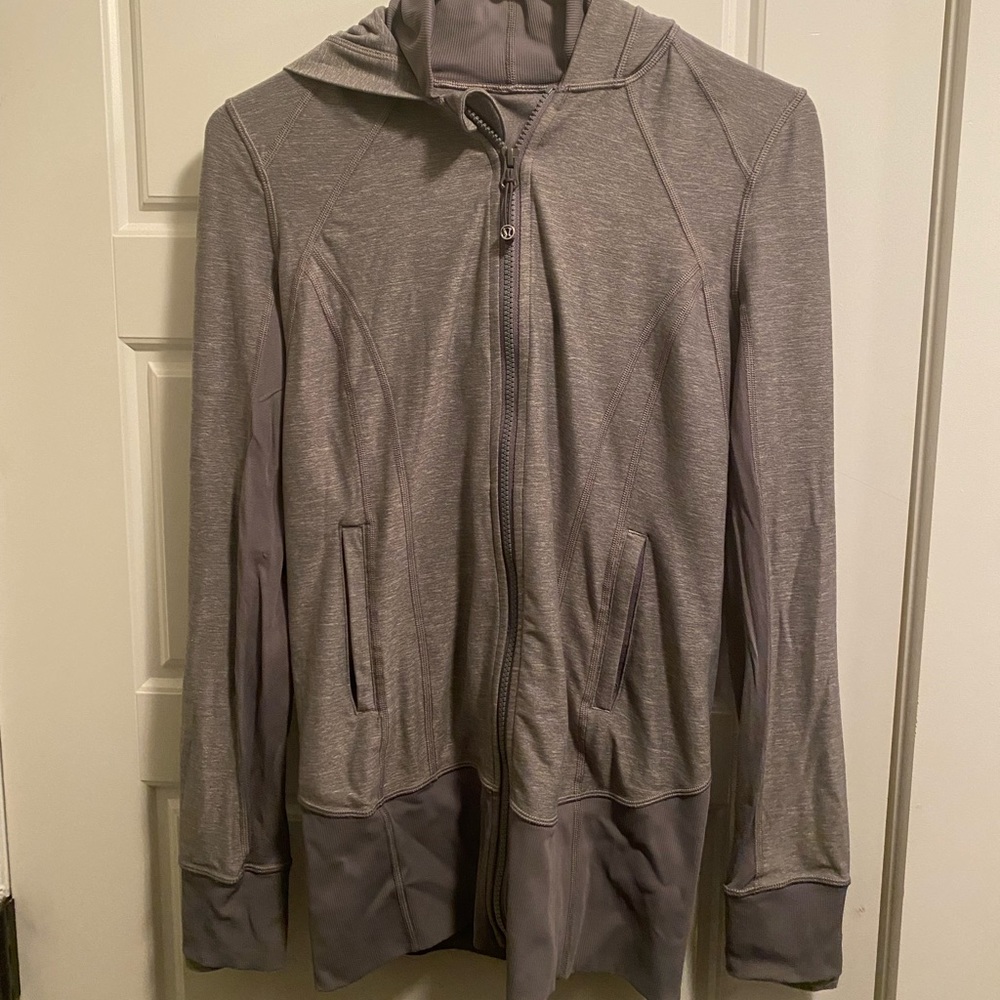 Lululemon jacket. I believe it’s called the define jacket longer length